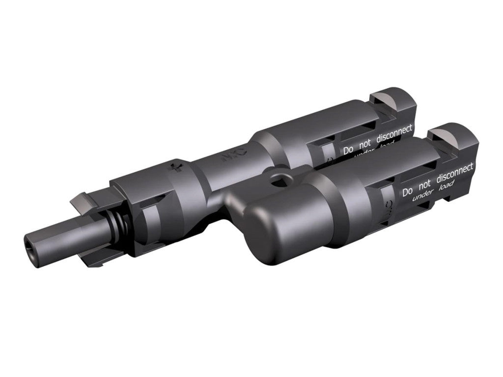 MC4 Solar Y csatlakozó 1 anya/2 apa