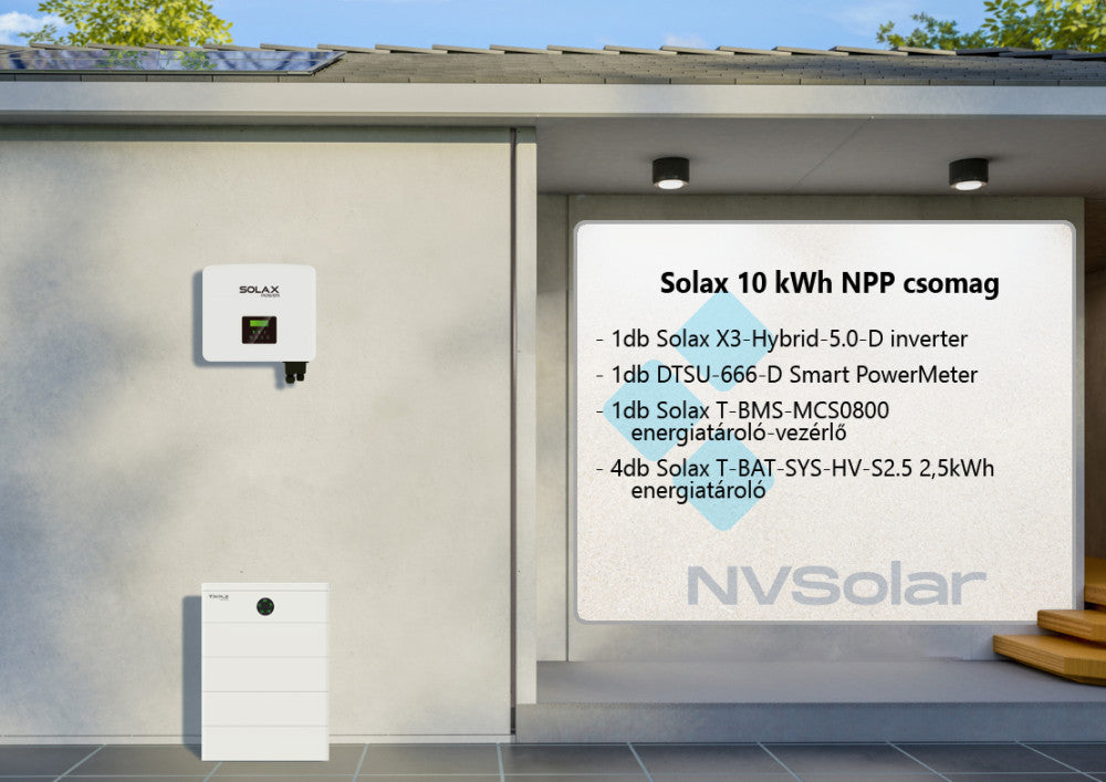 Solax 10,24kWh NPP csomag