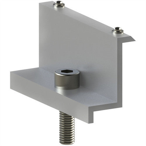 Lapostetős szélső leszorító elem 32 mm vastag napelemhez L=80mm (10#)