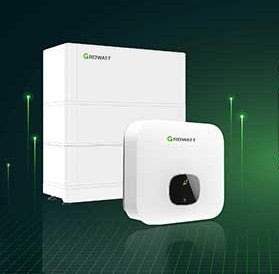 Growatt egy fázisú hibrid csomag (2,5 kW inverter + 5,12 kWh energiatároló)